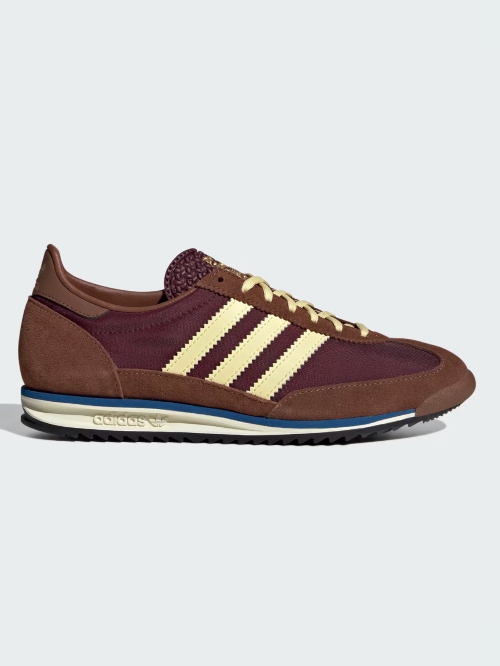 Adidas - Women's SL 72 OG - Maroon/Almost yellow/Preloved brown - size 6.5 - Picture 2 of 11